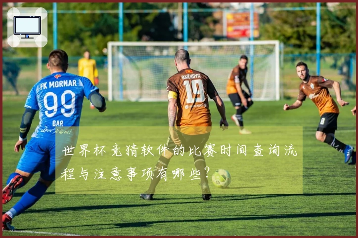 世界杯竞猜软件的比赛时间查询流程与注意事项有哪些？