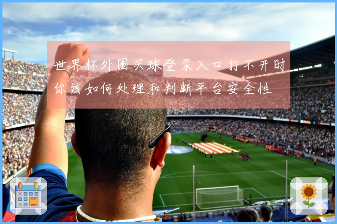 世界杯外围买球登录入口打不开时你该如何处理和判断平台安全性