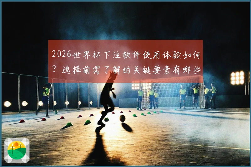 2026世界杯下注软件使用体验如何?选择前需了解的关键要素有哪些