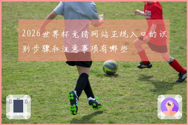 2026世界杯竞猜网站正规入口的识别步骤和注意事项有哪些