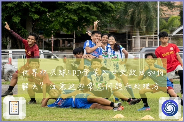 世界杯买球app登录入口失效该如何解决？注意这些常见问题和处理方法